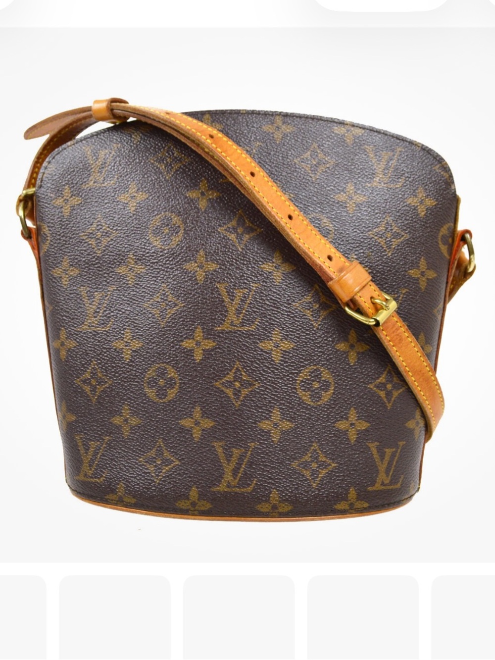 LOUIS VUITTON DROUOT CROSS BODY SHOULDER BAG PURSE MONOGRAM M51290 ami 39176